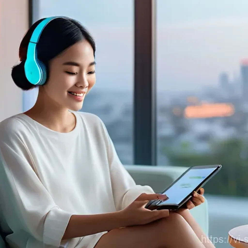 AI 집사 서비스의 사용자 맞춤형 추천 기능 - **Personalized Entertainment and Mood Understanding:** "A serene and cozy living room scene with...