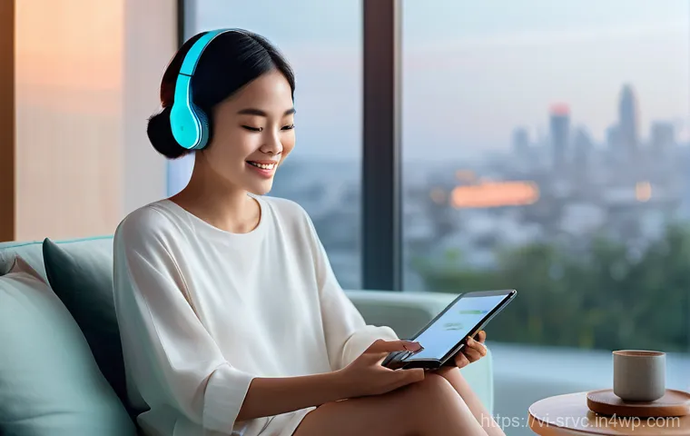 AI 집사 서비스의 사용자 맞춤형 추천 기능 - **Personalized Entertainment and Mood Understanding:** "A serene and cozy living room scene with...